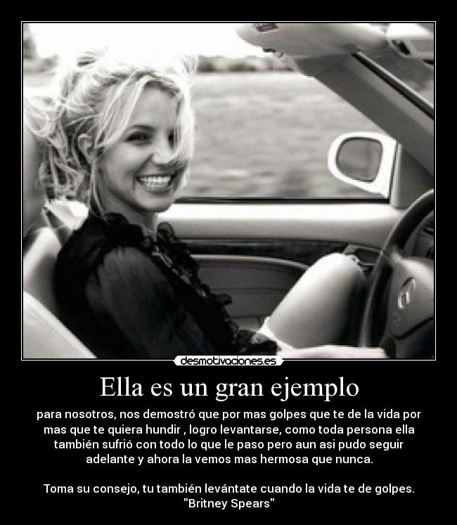 Ella es un gran ejemplo - 