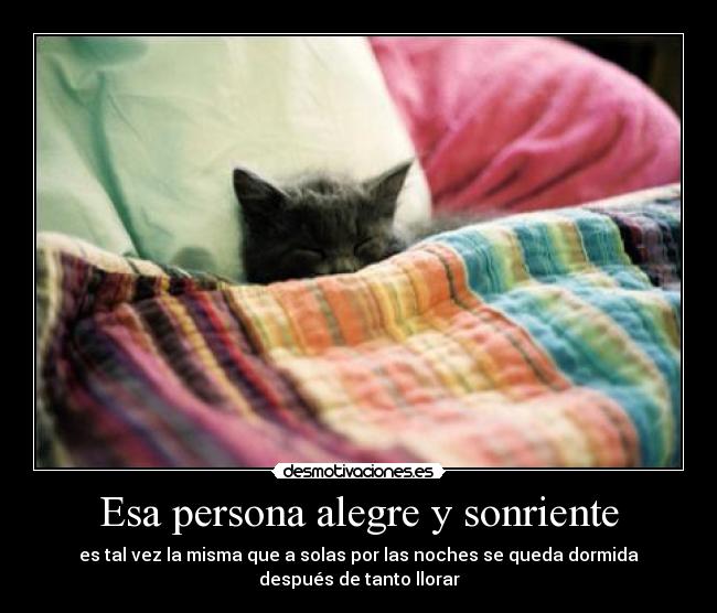 Esa persona alegre y sonriente -