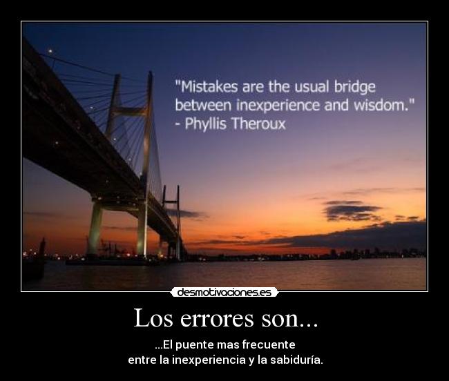 Los errores son... - 