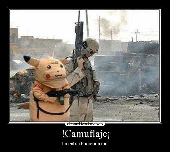!Camuflaje¡ -