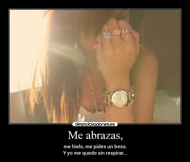 carteles abrazo hielo respirar miedo desmotivaciones