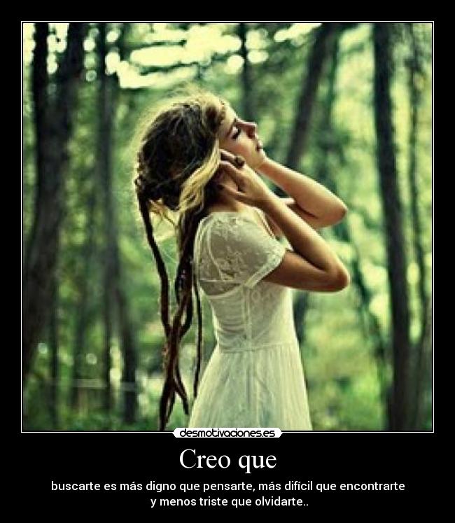 Creo que - 