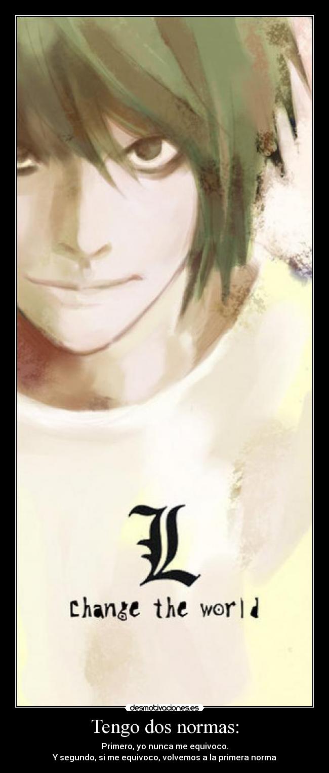 Tengo dos normas: -