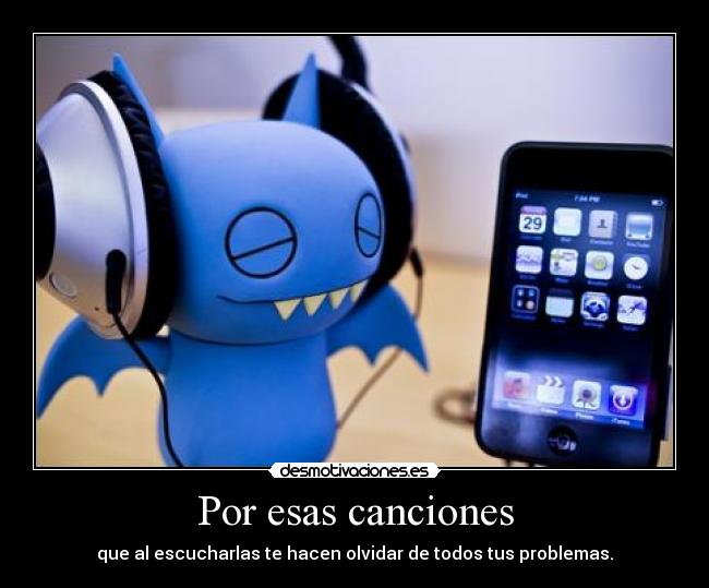 Por esas canciones -