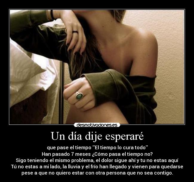 Un día dije esperaré - 