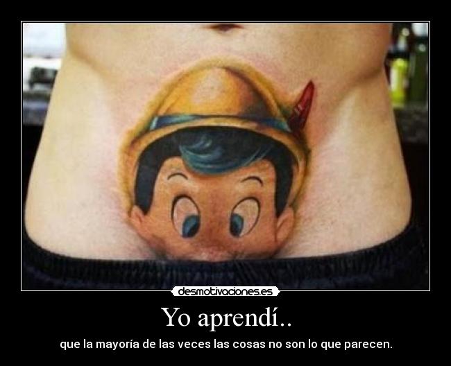 Yo aprendí.. -