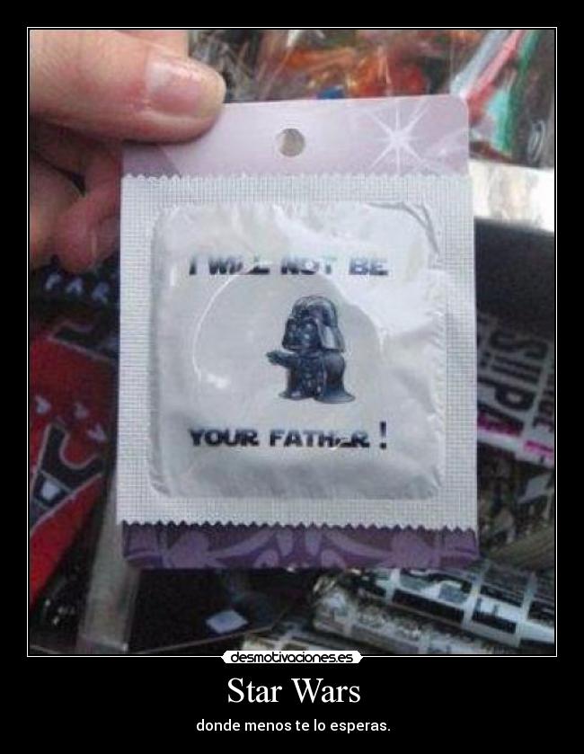 Star Wars - donde menos te lo esperas.