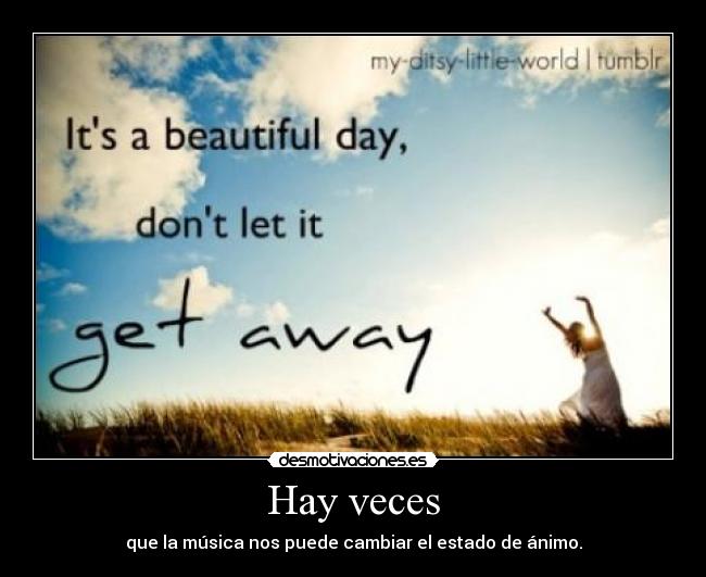 Hay veces -