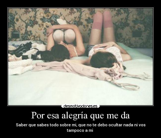 Por esa alegría que me da - 