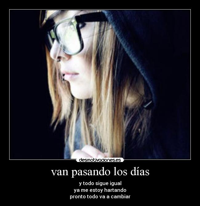 van pasando los días - 