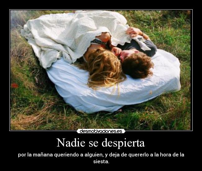 Nadie se despierta - 