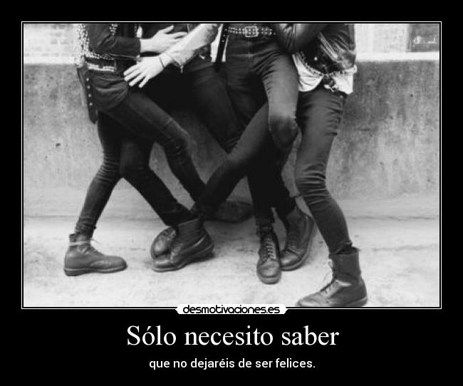 Sólo necesito saber - 