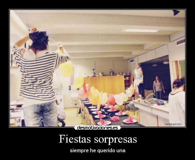 Fiestas sorpresas -