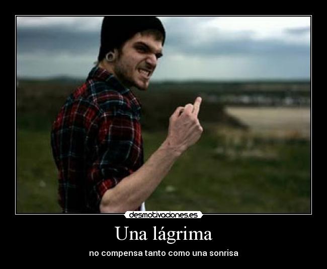 Una lágrima - 