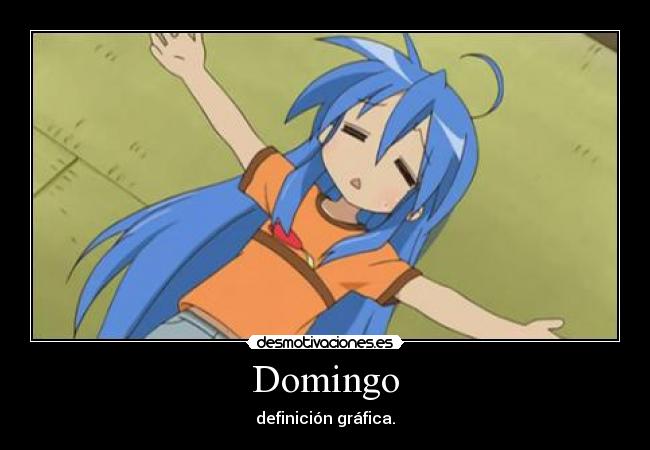 Domingo - definición gráfica.