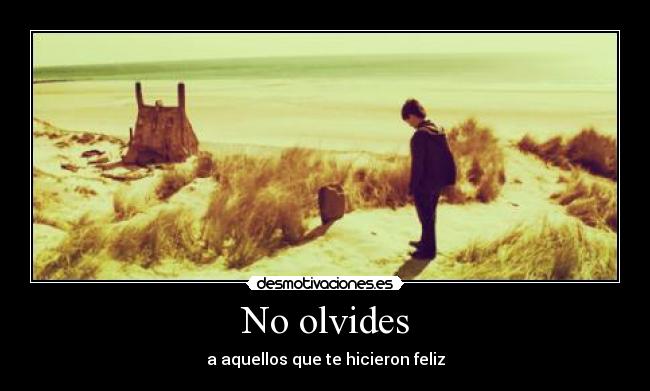 No olvides - 
