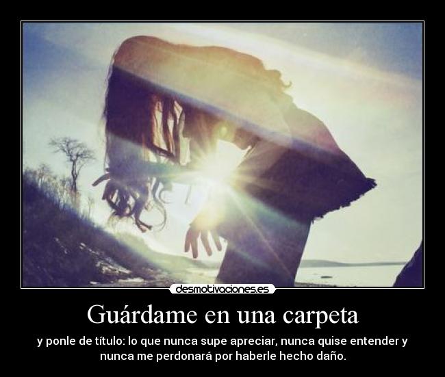 carteles nunca guardame una carpeta desmotivaciones
