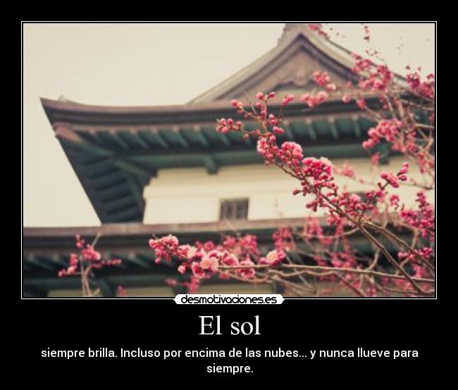 El sol -