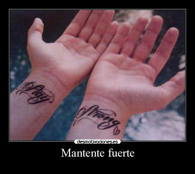 Mantente fuerte - 