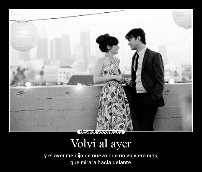 Volví al ayer - 