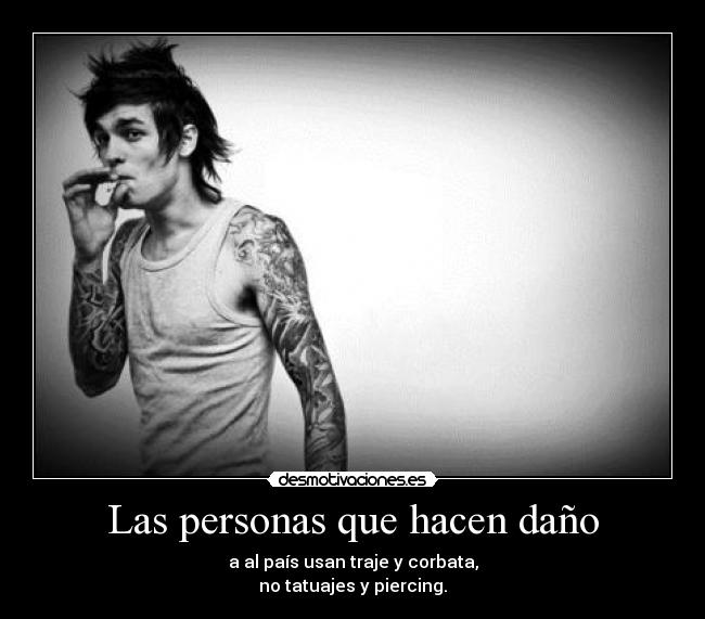 Las personas que hacen daño - 