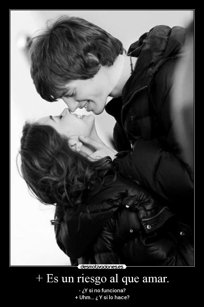 carteles amar riesgo hacer funcionar desmotivaciones