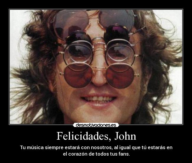 Felicidades, John - 