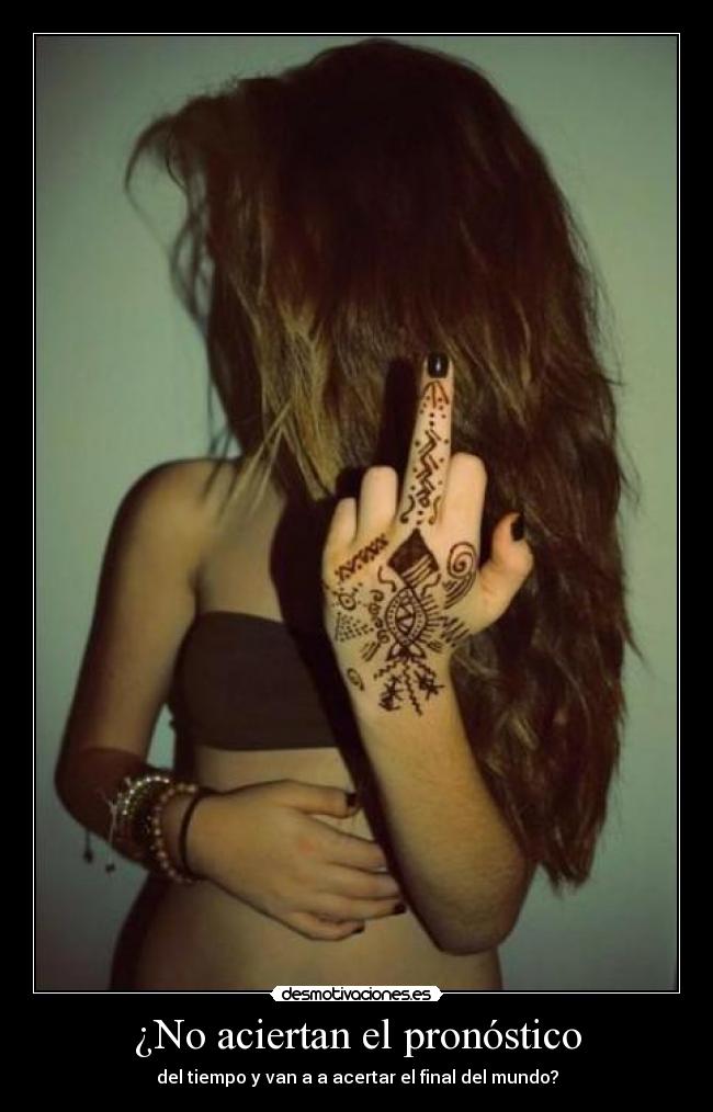 ¿No aciertan el pronóstico -