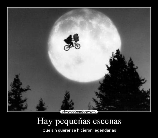 Hay pequeñas escenas -