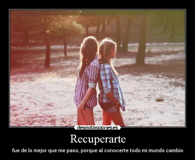Recuperarte -