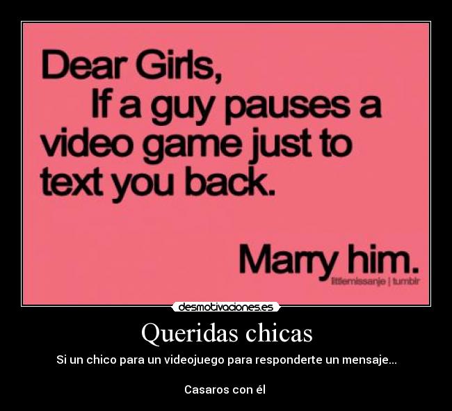 Queridas chicas - 