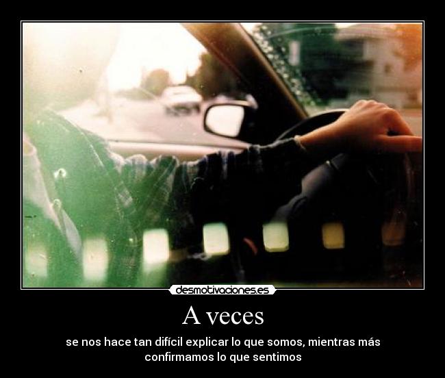 A veces -