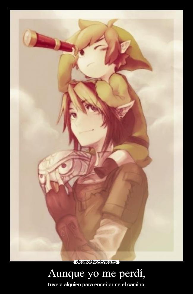 Aunque yo me perdí, -