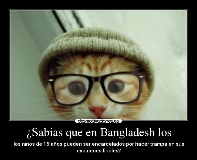 ¿Sabias que en Bangladesh los -