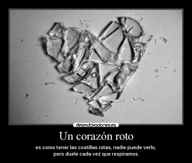Un corazón roto -