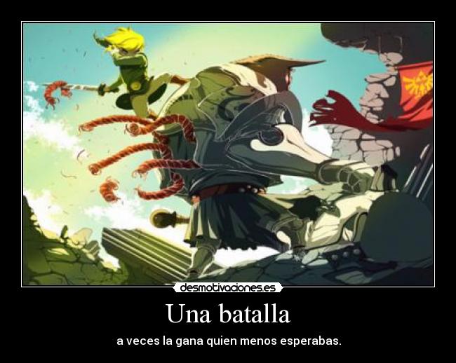 carteles link thelegendofzelda una batalla desmotivaciones