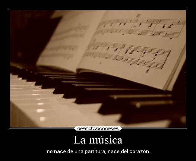 La música -