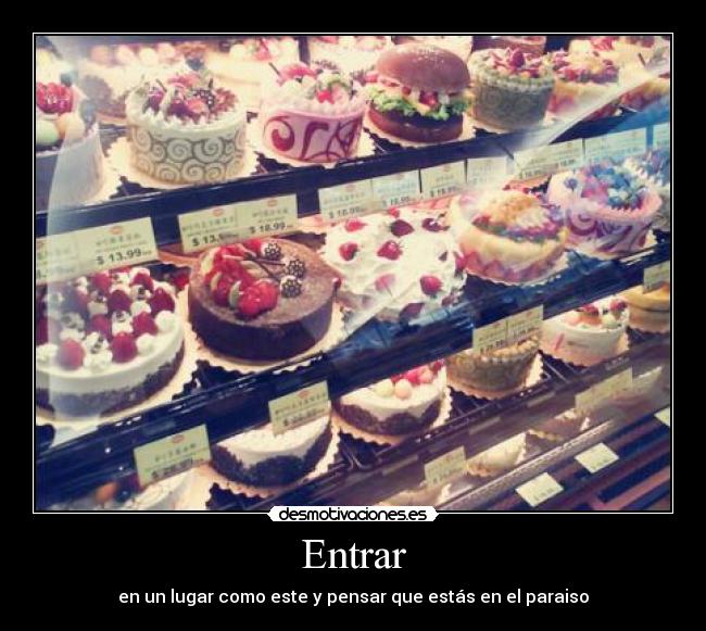 Entrar - en un lugar como este y pensar que estás en el paraiso