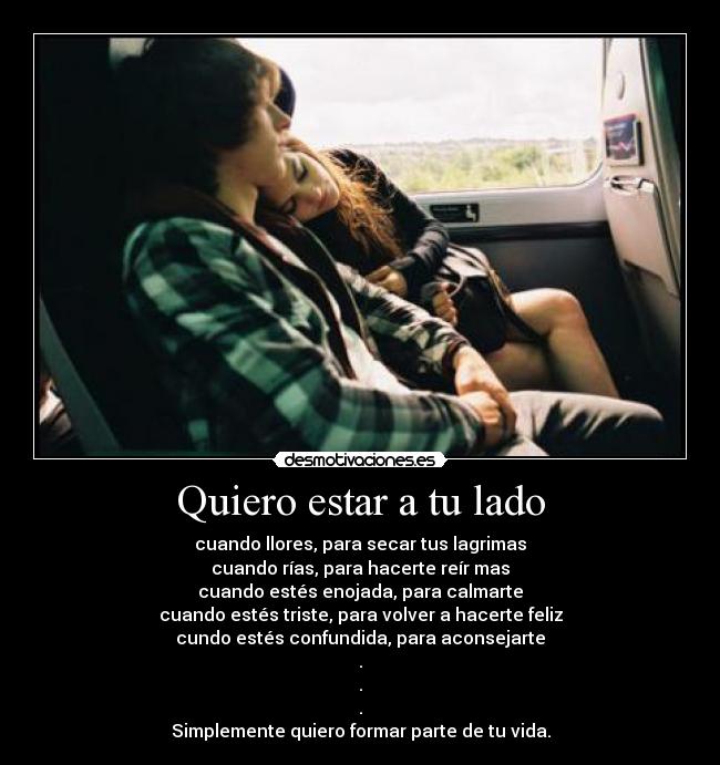 Quiero estar a tu lado -