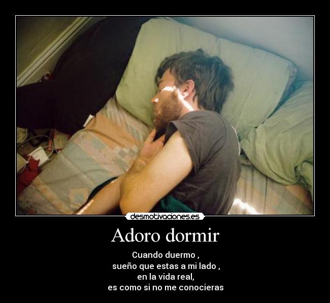 Adoro dormir - 