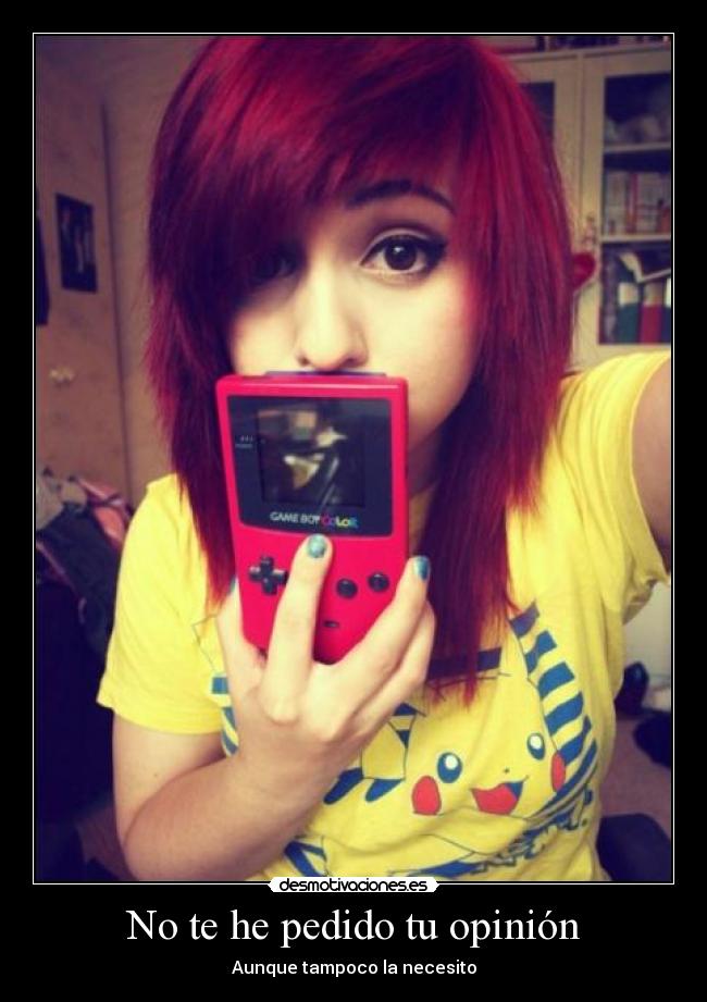 No te he pedido tu opinión - 