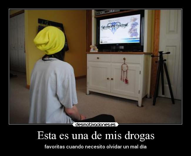 Esta es una de mis drogas - favoritas cuando necesito olvidar un mal día