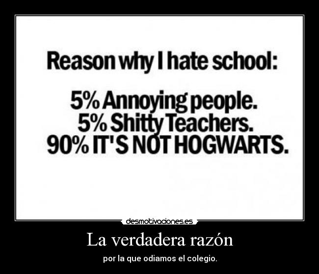 La verdadera razón -