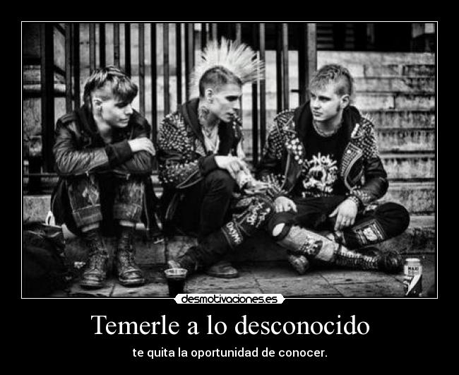 Temerle a lo desconocido - 