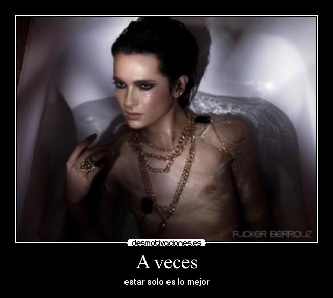 A veces - estar solo es lo mejor