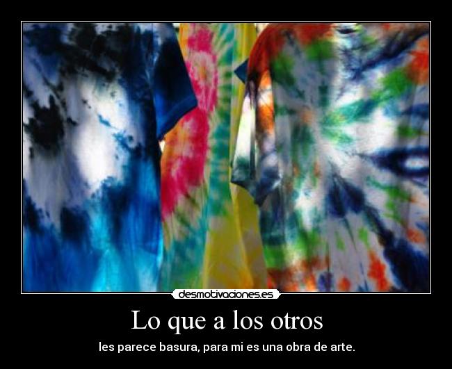 Lo que a los otros - 