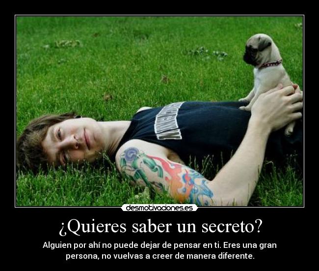 ¿Quieres saber un secreto? - 