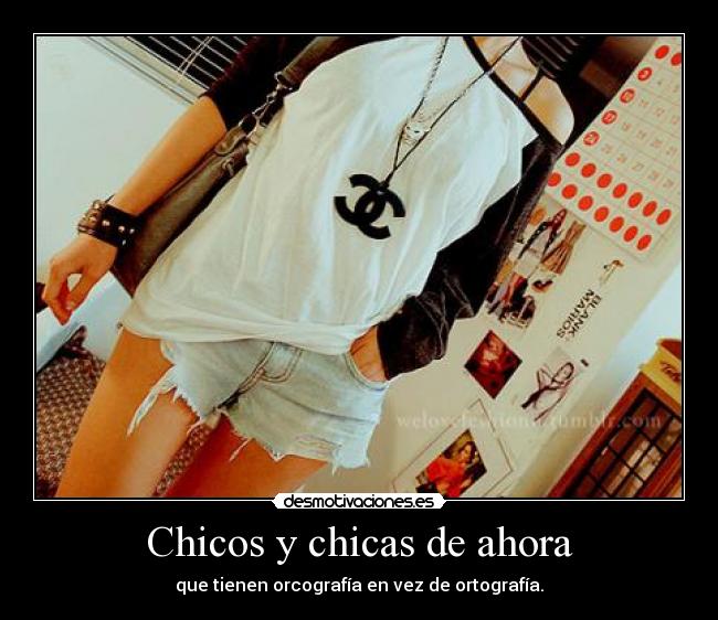 Chicos y chicas de ahora -