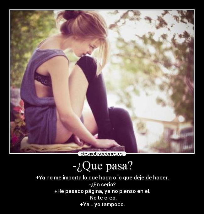 -¿Que pasa? - 