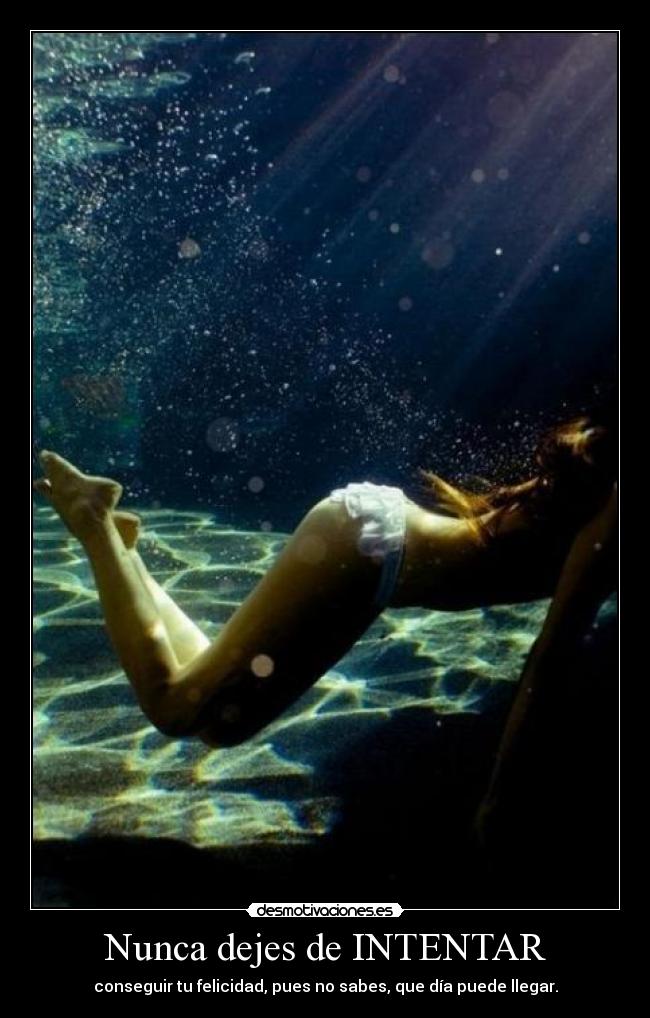 Nunca dejes de INTENTAR - 